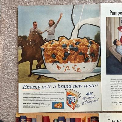 LOT 89: Vintage Magazine Advertisements- Sunbeam, 7Up & More