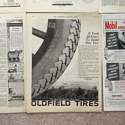 LOT 90: Vintage Magazine Advertisements & More - Coca Cola, Cracker Jack & More
