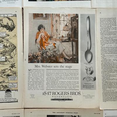 LOT 90: Vintage Magazine Advertisements & More - Coca Cola, Cracker Jack & More