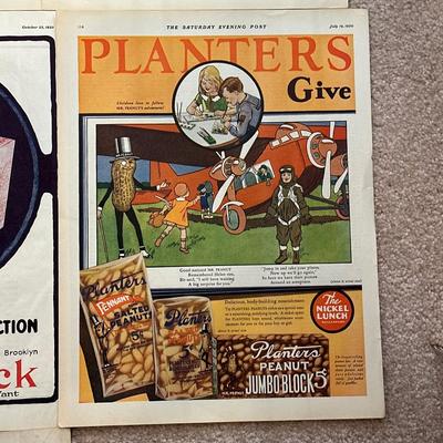 LOT 90: Vintage Magazine Advertisements & More - Coca Cola, Cracker Jack & More