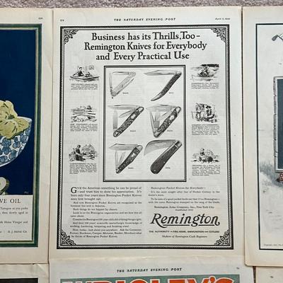LOT 90: Vintage Magazine Advertisements & More - Coca Cola, Cracker Jack & More