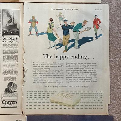 LOT 90: Vintage Magazine Advertisements & More - Coca Cola, Cracker Jack & More