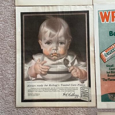 LOT 90: Vintage Magazine Advertisements & More - Coca Cola, Cracker Jack & More