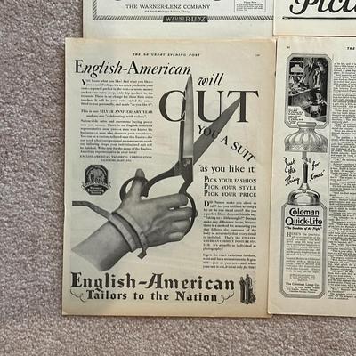 LOT 90: Vintage Magazine Advertisements & More - Coca Cola, Cracker Jack & More