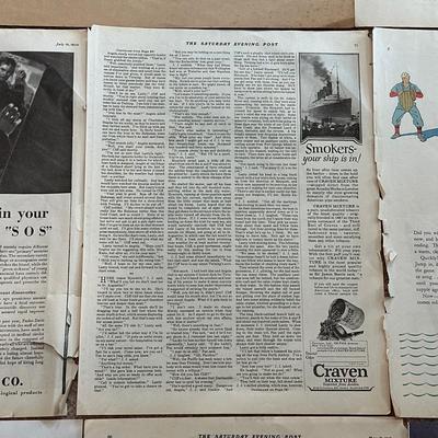 LOT 90: Vintage Magazine Advertisements & More - Coca Cola, Cracker Jack & More