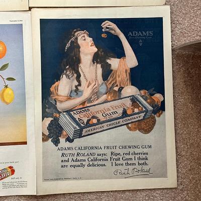LOT 90: Vintage Magazine Advertisements & More - Coca Cola, Cracker Jack & More