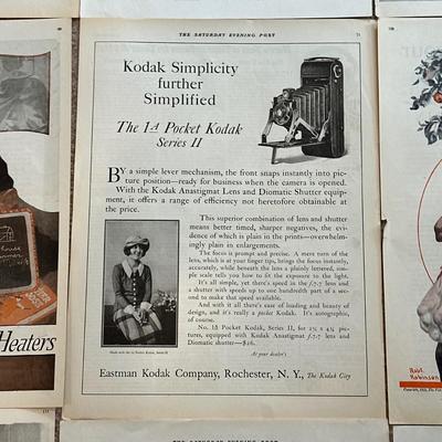 LOT 90: Vintage Magazine Advertisements & More - Coca Cola, Cracker Jack & More