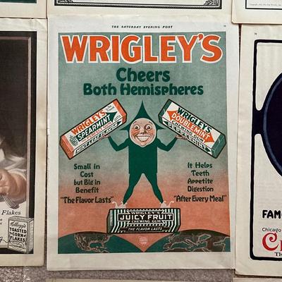 LOT 90: Vintage Magazine Advertisements & More - Coca Cola, Cracker Jack & More
