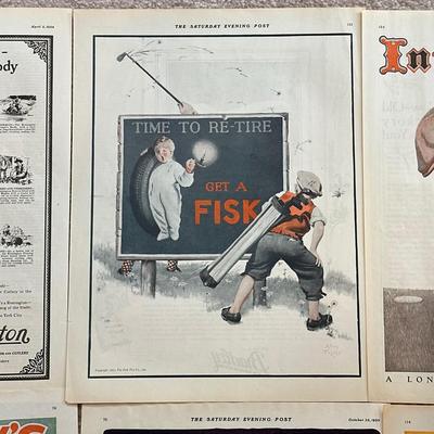 LOT 90: Vintage Magazine Advertisements & More - Coca Cola, Cracker Jack & More