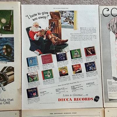 LOT 90: Vintage Magazine Advertisements & More - Coca Cola, Cracker Jack & More