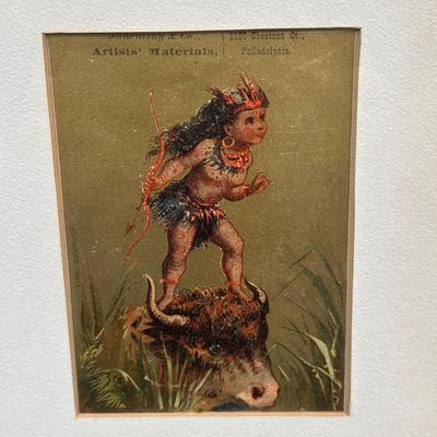 LOT 91: Collection Of Framed Advertising Cards