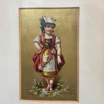 LOT 91: Collection Of Framed Advertising Cards