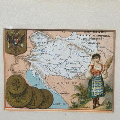 LOT 91: Collection Of Framed Advertising Cards