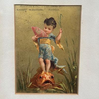 LOT 91: Collection Of Framed Advertising Cards
