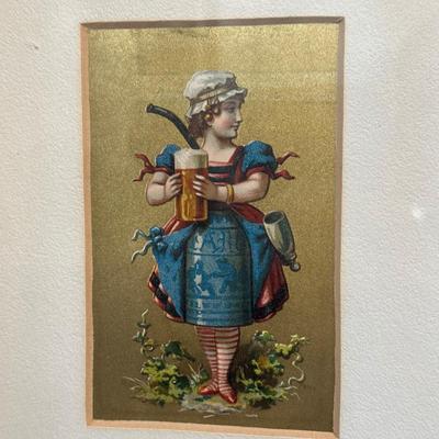 LOT 91: Collection Of Framed Advertising Cards