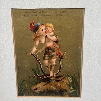 LOT 91: Collection Of Framed Advertising Cards