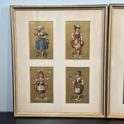 LOT 91: Collection Of Framed Advertising Cards
