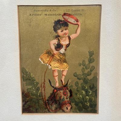 LOT 91: Collection Of Framed Advertising Cards