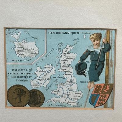 LOT 91: Collection Of Framed Advertising Cards