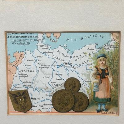 LOT 91: Collection Of Framed Advertising Cards
