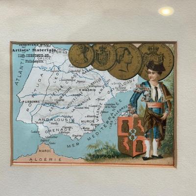 LOT 91: Collection Of Framed Advertising Cards