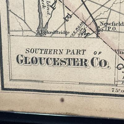 LOT 92: Framed Antique Maps, Leslie's Illustrated Weekly Newspaper Uncle Sam Cover & More