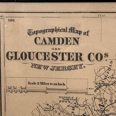 LOT 92: Framed Antique Maps, Leslie's Illustrated Weekly Newspaper Uncle Sam Cover & More