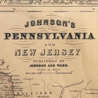 LOT 92: Framed Antique Maps, Leslie's Illustrated Weekly Newspaper Uncle Sam Cover & More