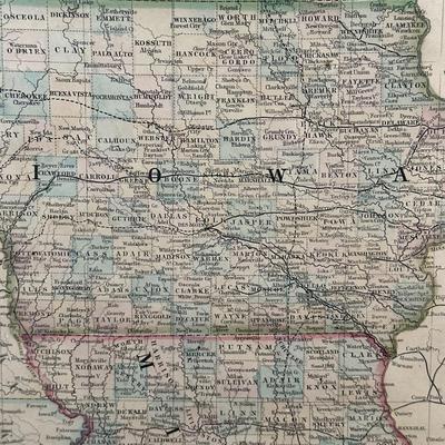 LOT 92: Framed Antique Maps, Leslie's Illustrated Weekly Newspaper Uncle Sam Cover & More
