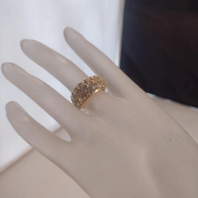 14 Karat Yellow Gold and Gemstone Ring- Size 6- Approx Weight 9.2 Grams (#14)