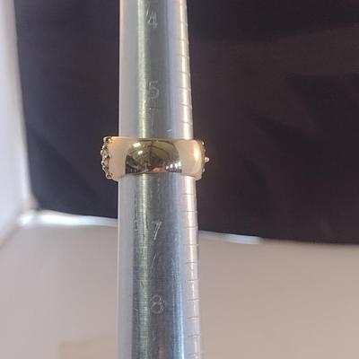 14 Karat Yellow Gold and Gemstone Ring- Size 6- Approx Weight 9.2 Grams (#14)