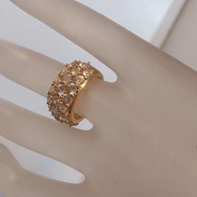 14 Karat Yellow Gold and Gemstone Ring- Size 6- Approx Weight 9.2 Grams (#14)