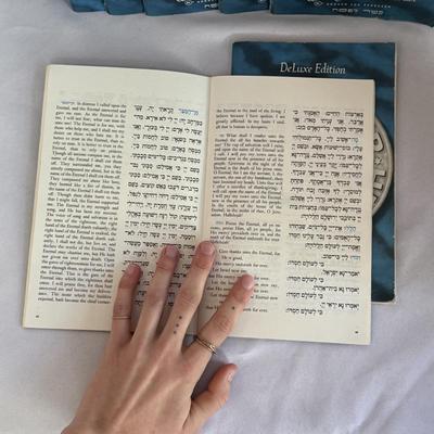 Ceramic Passover Seder Plate and Other Jewish Ceremonial Items (GB-DZ)