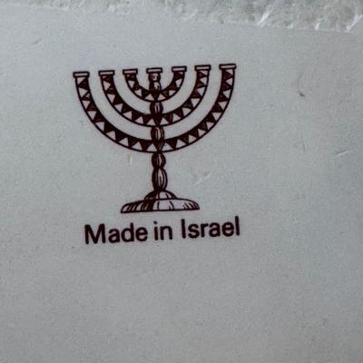 Ceramic Passover Seder Plate and Other Jewish Ceremonial Items (GB-DZ)