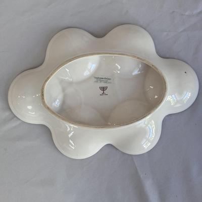 Ceramic Passover Seder Plate and Other Jewish Ceremonial Items (GB-DZ)
