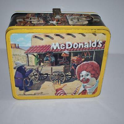 Vintage 1982 Ronald McDonald Sheriff of Cactus Canyon Lunchbox 