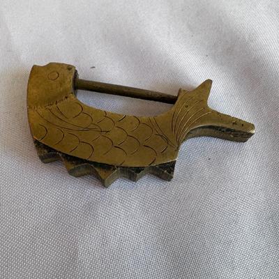 Asian Brass Koi Fish Locks (GB-DZ)