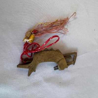 Asian Brass Koi Fish Locks (GB-DZ)