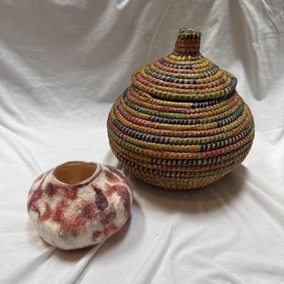 Coiled and Felt Baskets (LR-BM)