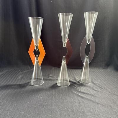 Geometric Glass Goblets (LR-BM)