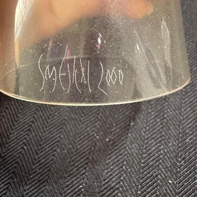 Geometric Glass Goblets (LR-BM)