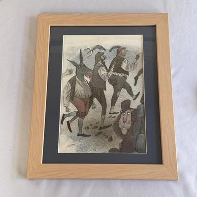 Adolf Born “Na Cestách” Book and Framed Art (GB-DZ)