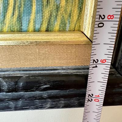 Vintage Print on Board Solid Wood Frame MCM