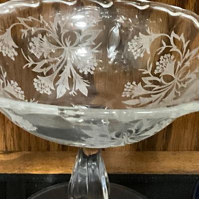 Vintage, Shirley Temple Blue Glass w/crystal items