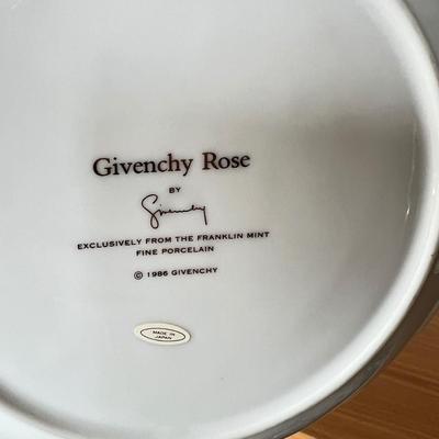 Vintage Givenchy Rose Pitcher Wash Basin w Authenticity Certificate