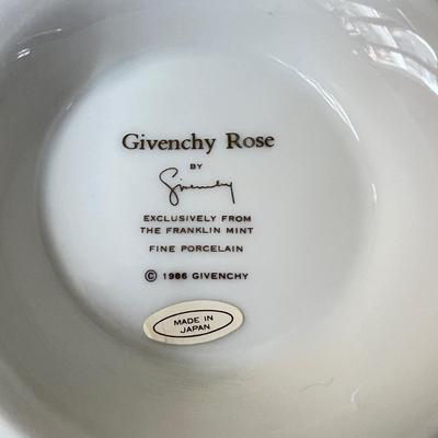 Vintage Givenchy Rose Pitcher Wash Basin w Authenticity Certificate