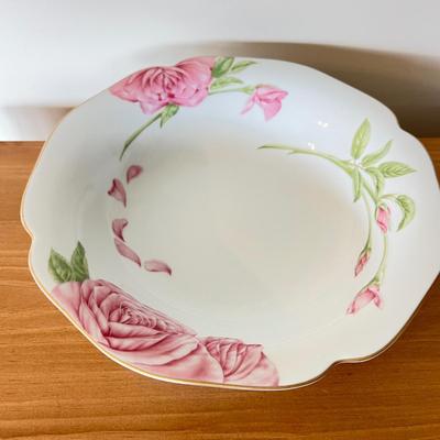 Vintage Givenchy Rose Pitcher Wash Basin w Authenticity Certificate