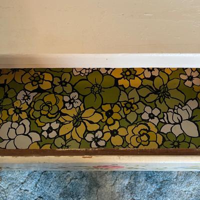 Vintage Shabby Chic Painted Wooden Chest of Drawers Dresser