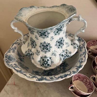 Wedgwood China & pitcher/basin
