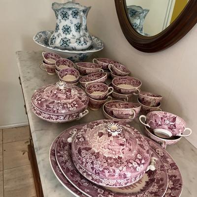 Wedgwood China & pitcher/basin